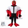 Wild Muscle Hunk Four Arms Mascot Costume