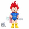 Super Fire Boy Cartoon Mascot Costume