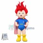 Super Fire Boy Cartoon Mascot Costume