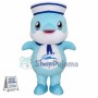 Captain Dolphin of Yacht Club Mascot Costume