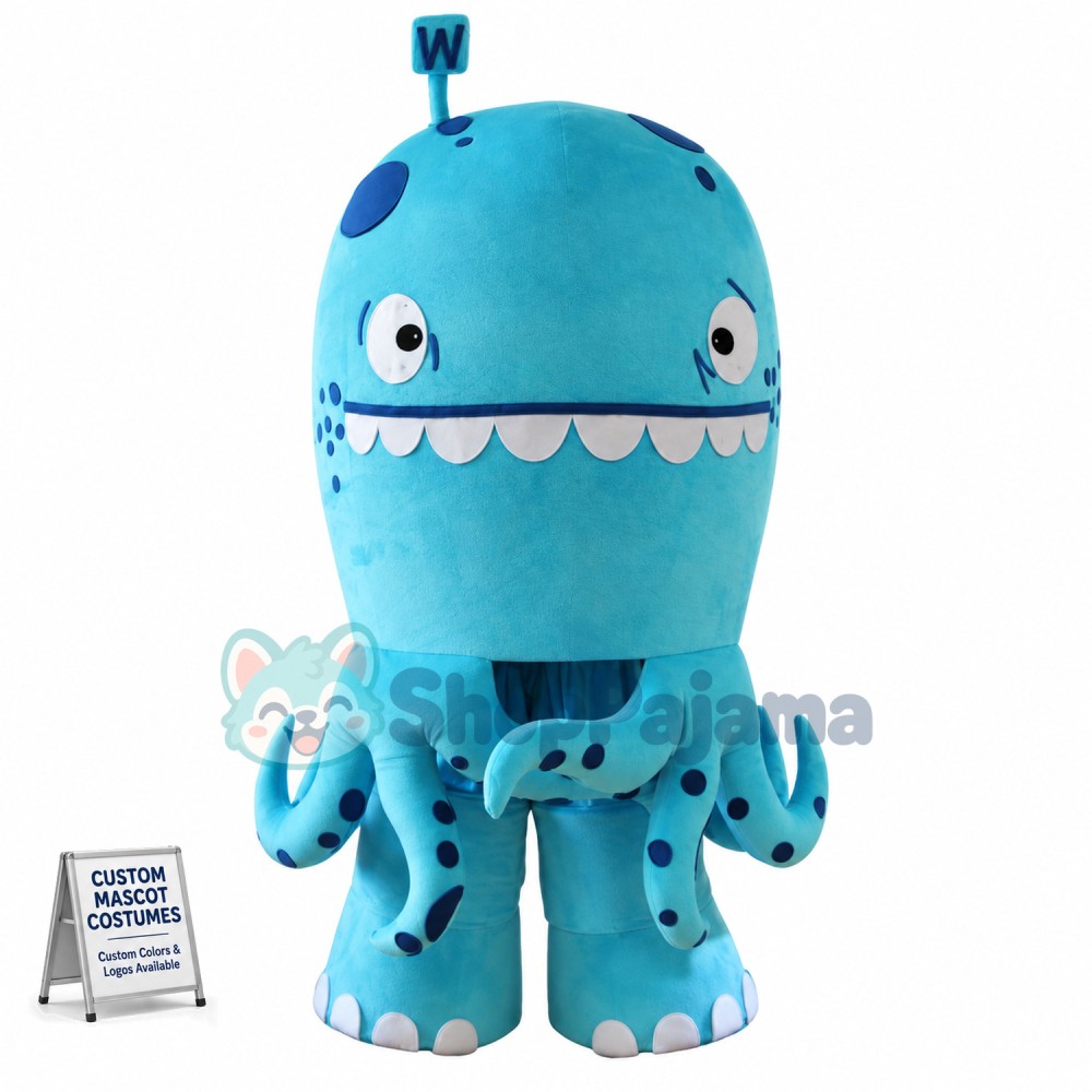 Big Octopus With Flexible Tentacles Mascot Costume