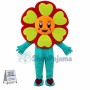 Brilliant Colored Flower Mascot Costume