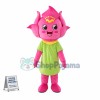 Blooming Pink Rose Flower Mascot Costume