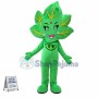 Well-connected Bright Maple Leaf Mascot Costume