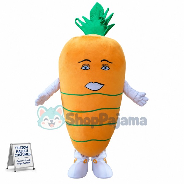 Vitamin-rich Large Carrot Mascot Costume