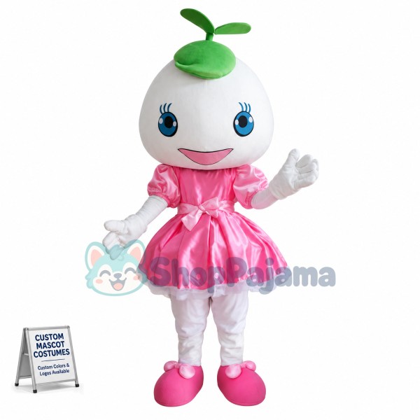 Bright Cartoon Mimosa Doll Mascot Costume