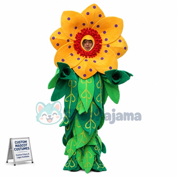 Upgraded Version Leafy Bright Flower Mascot Costume