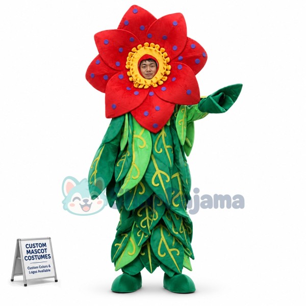 Upgraded Version Leafy Bright Flower Mascot Costume
