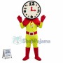 Super Wall Clock Doll Mascot Costume