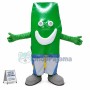 Green Cartoon Tin Box Mascot Costume