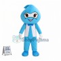 Lovely Cartoon Peach Doll Mascot Costume