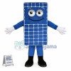Blue Solar Baffle Cartoon Mascot Costume
