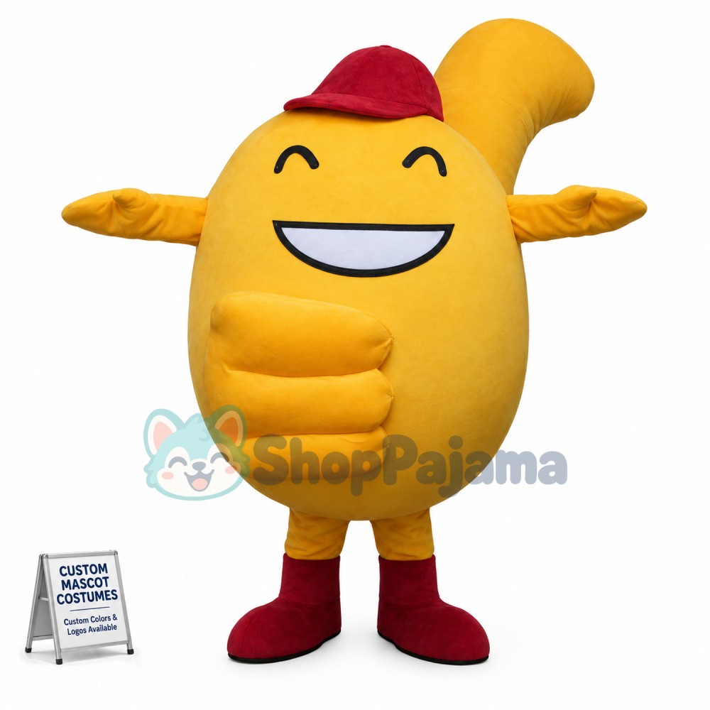 Thumb Up Finger Suit Cartoon Mascot Costume
