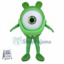 Bright Colored Monocular Mascot Costume