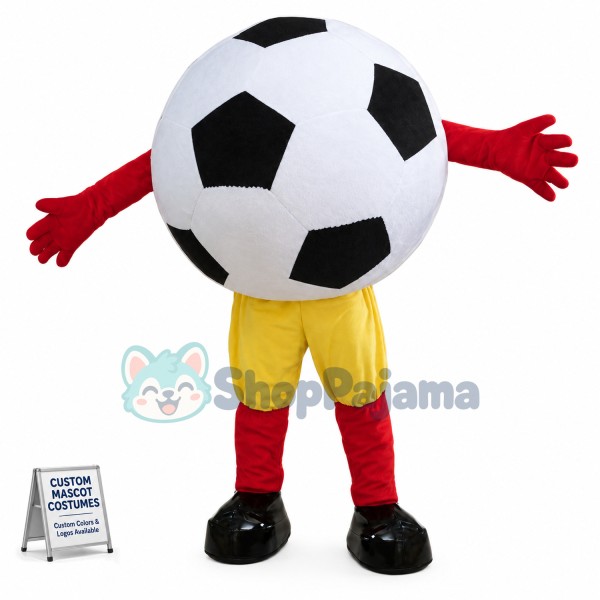 Football Doll Of The Club Mascot Costume