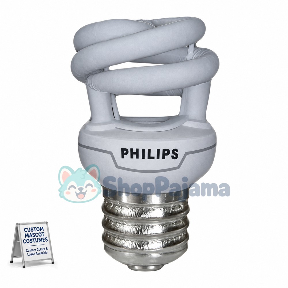 Threaded Energy-saving Lamp Mascot Costume