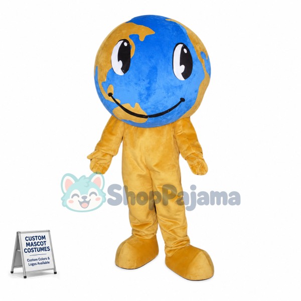 The Cartoon Earth Light Mascot Costume