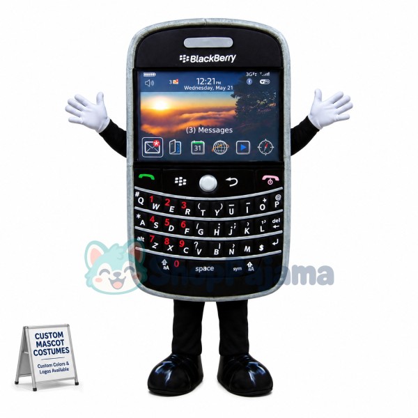 Widescreen Android Phone Mascot Costume