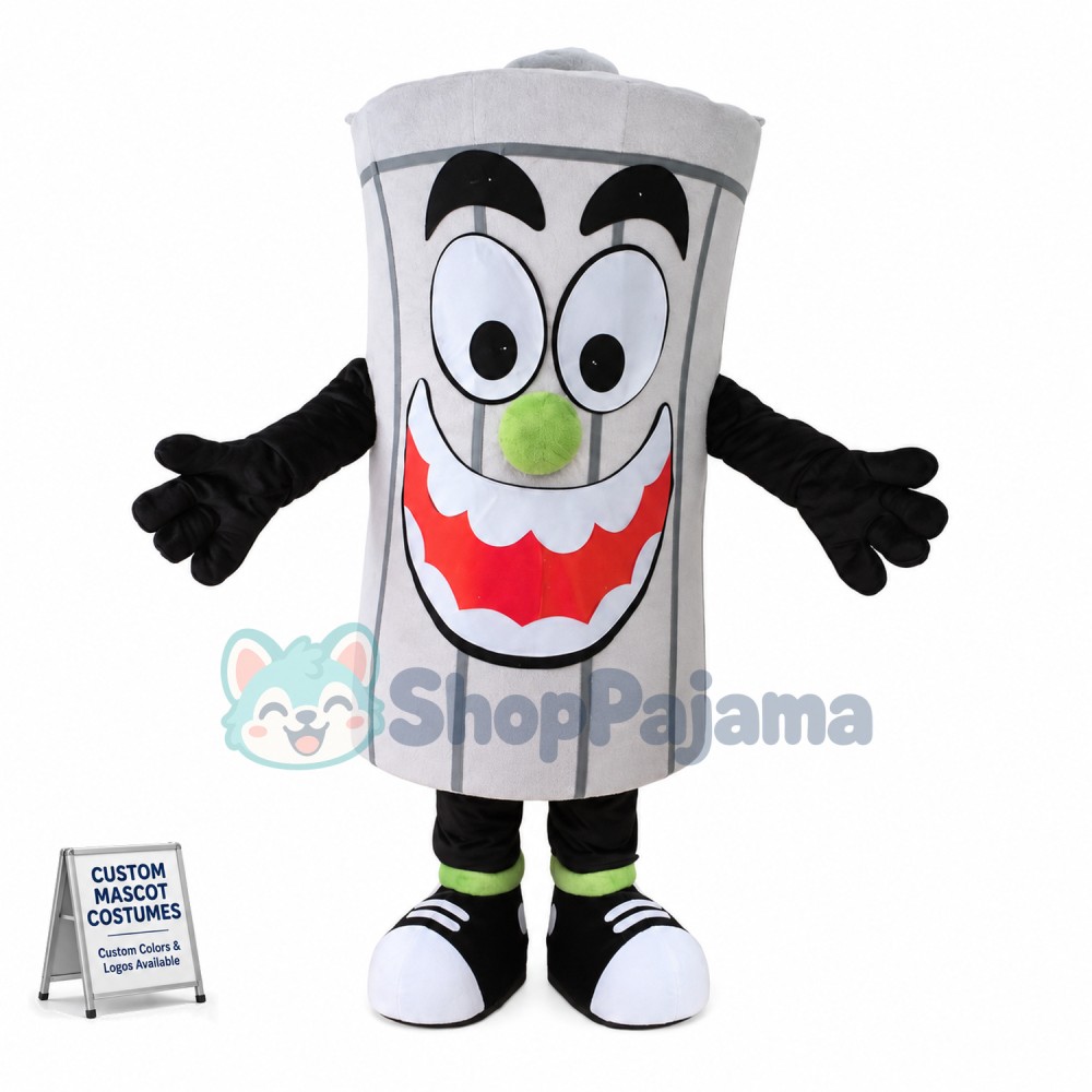 Trash Can With Peculiar Smell Mascot Costume