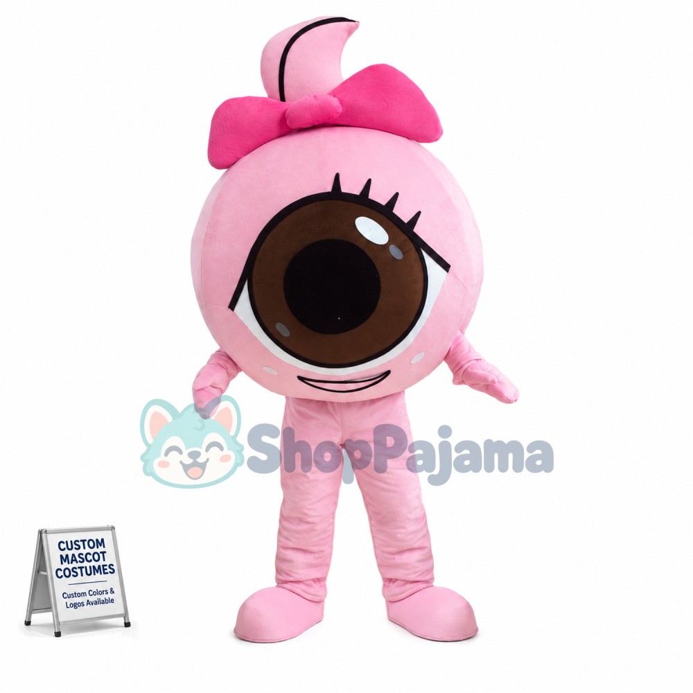 Adult Cartoon Big Eyeball Mascot Costume
