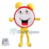 Loud Yellow Alarm Clock Mascot Costume