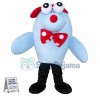 Cartoon Dolphin Wearing Red Tie Mascot Costume