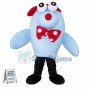 Cartoon Dolphin Wearing Red Tie Mascot Costume