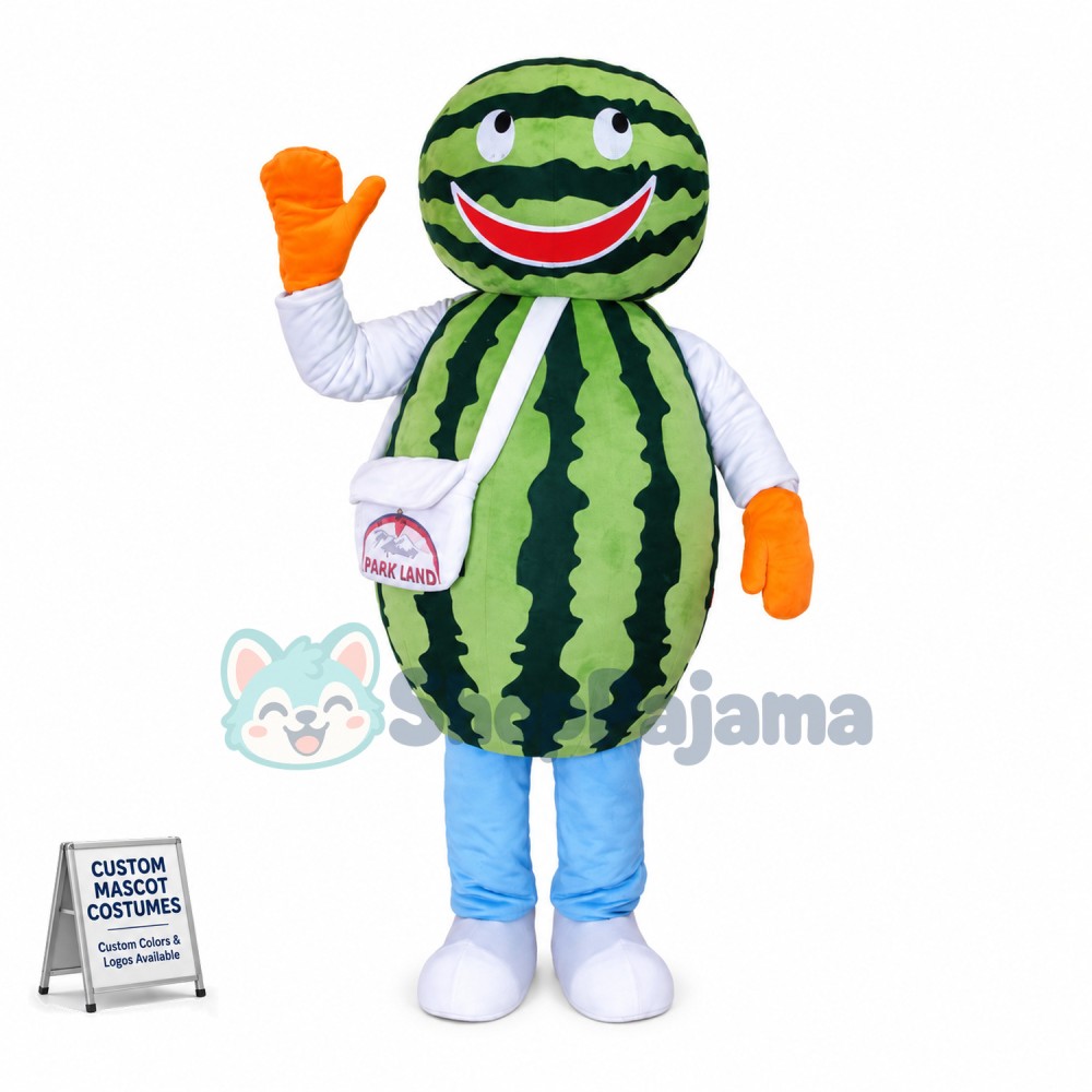 Assembled Watermelon Doll Mascot Costume