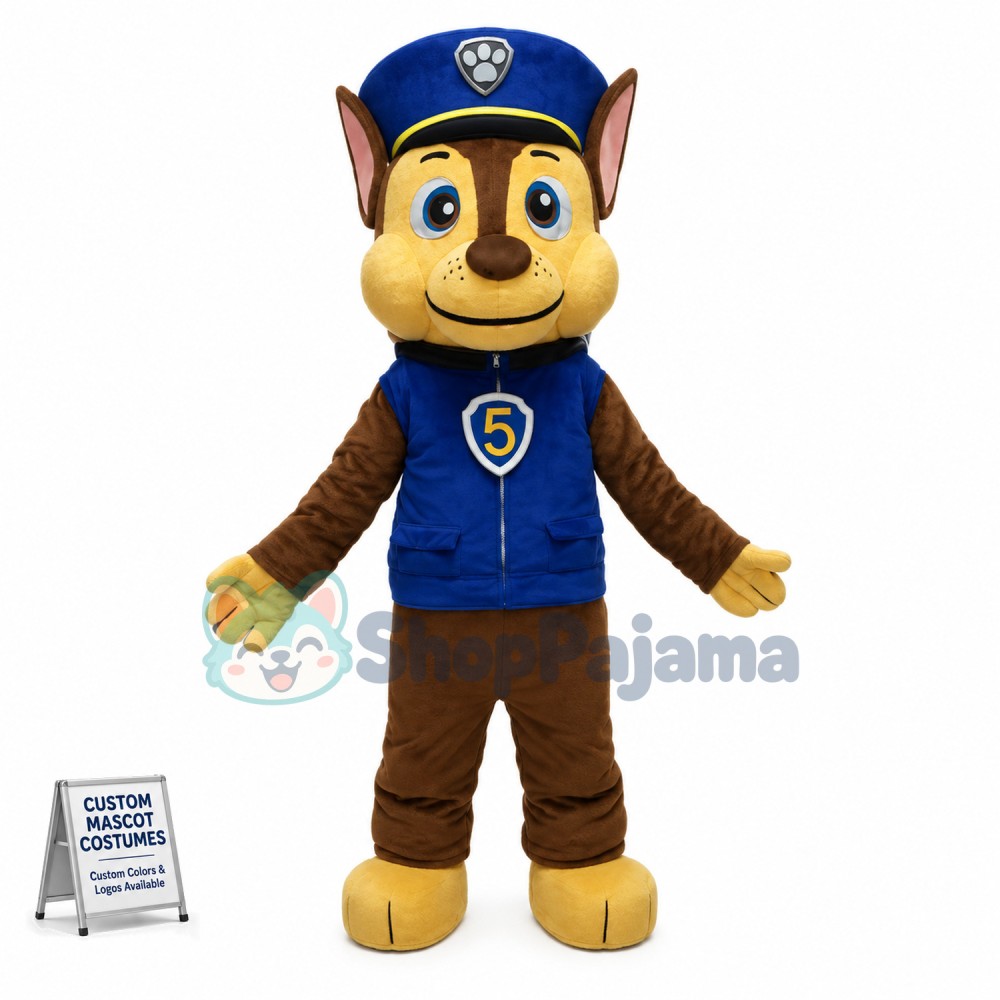 The Bold Paw Patrol Chase Mascot Costume