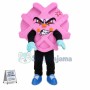 Strawberry Waffle Cartoon Mascot Costume
