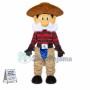 Hard-working White-beard Farmer Mascot Costume