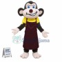 Working Monkey Wearing Apron Mascot Costume