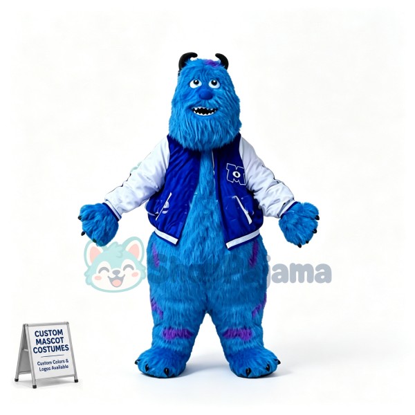 Sullivan the Giant Blue Monster Mascot Costume