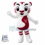 Active Cartoon Circle Tiger Mascot Costume