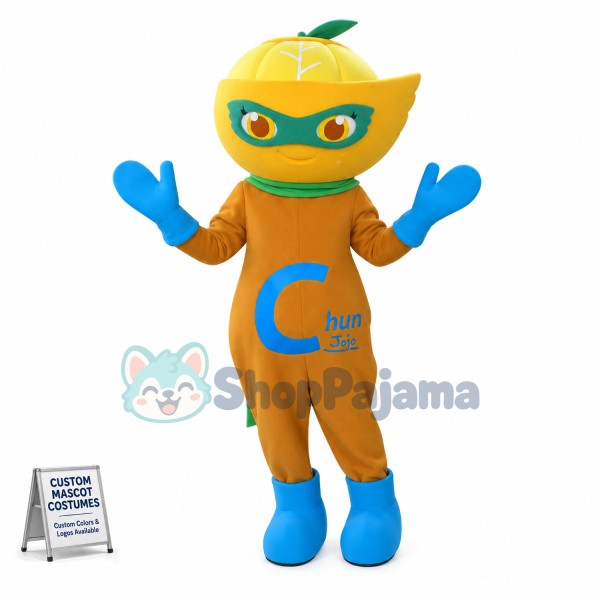 Super Vitamin Orange Doll Mascot Costume