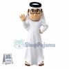 Priest In The White Robe Mascot Costume