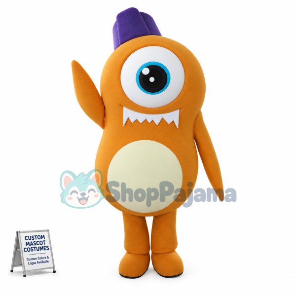 Kind Alien Monocular Mascot Costume