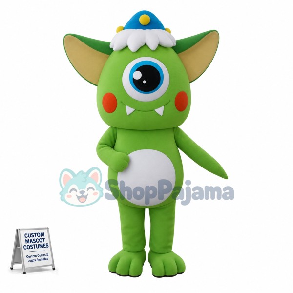 Kind Alien Monocular Mascot Costume