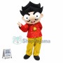 Calculated Shrewd Businessman Mascot Costume