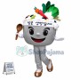 Pot of Soup With Rich Ingredients Mascot Costume
