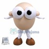 Cartoon The Big-eyed Duck Egg Mascot Costume