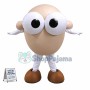 Cartoon The Big-eyed Duck Egg Mascot Costume