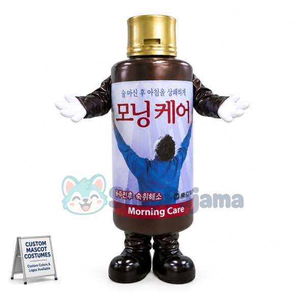 Korean Hangover Liver Protection Drink Mascot Costume