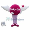 Creative The Pinky Girl Sign Mascot Costume