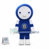 Adult Cartoon Round Face Doll Mascot Costume