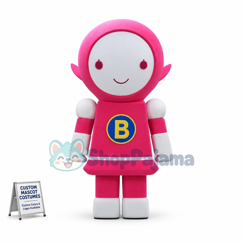 Adult Cartoon Round Face Doll Mascot Costume