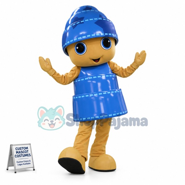 The Lifesome Doll In Textured Hat Mascot Costume