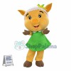 Beautiful Pig Sister In The Green Skirt Mascot Costume