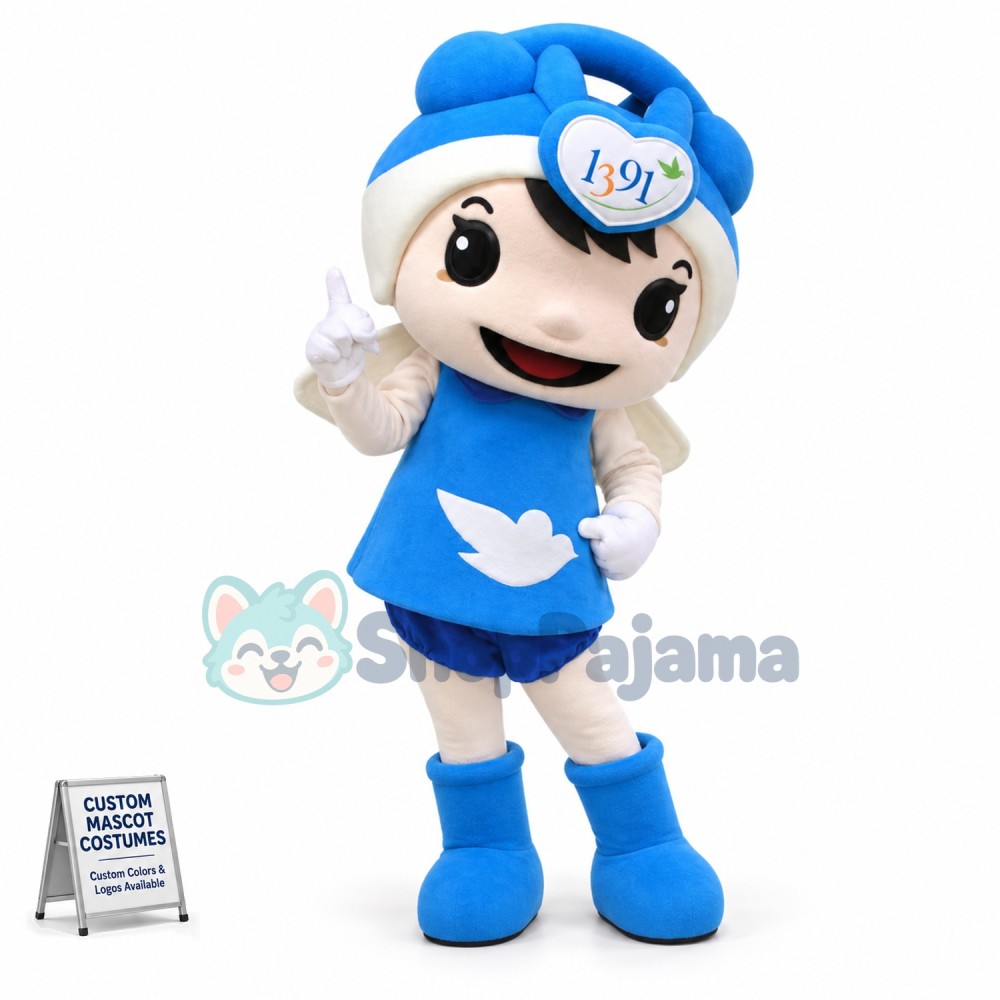 Angel Doll of Peace Dove Fund Mascot Costume