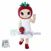 Tomato Girl Holding Puppet Mascot Costume